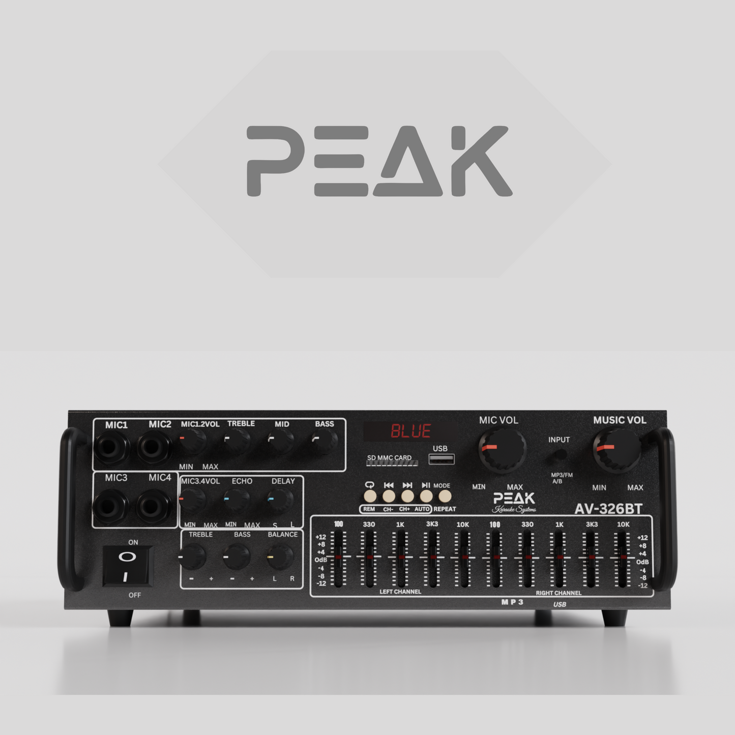 SONIC PRO STAGE I System with Echo and EQ - 1200W
