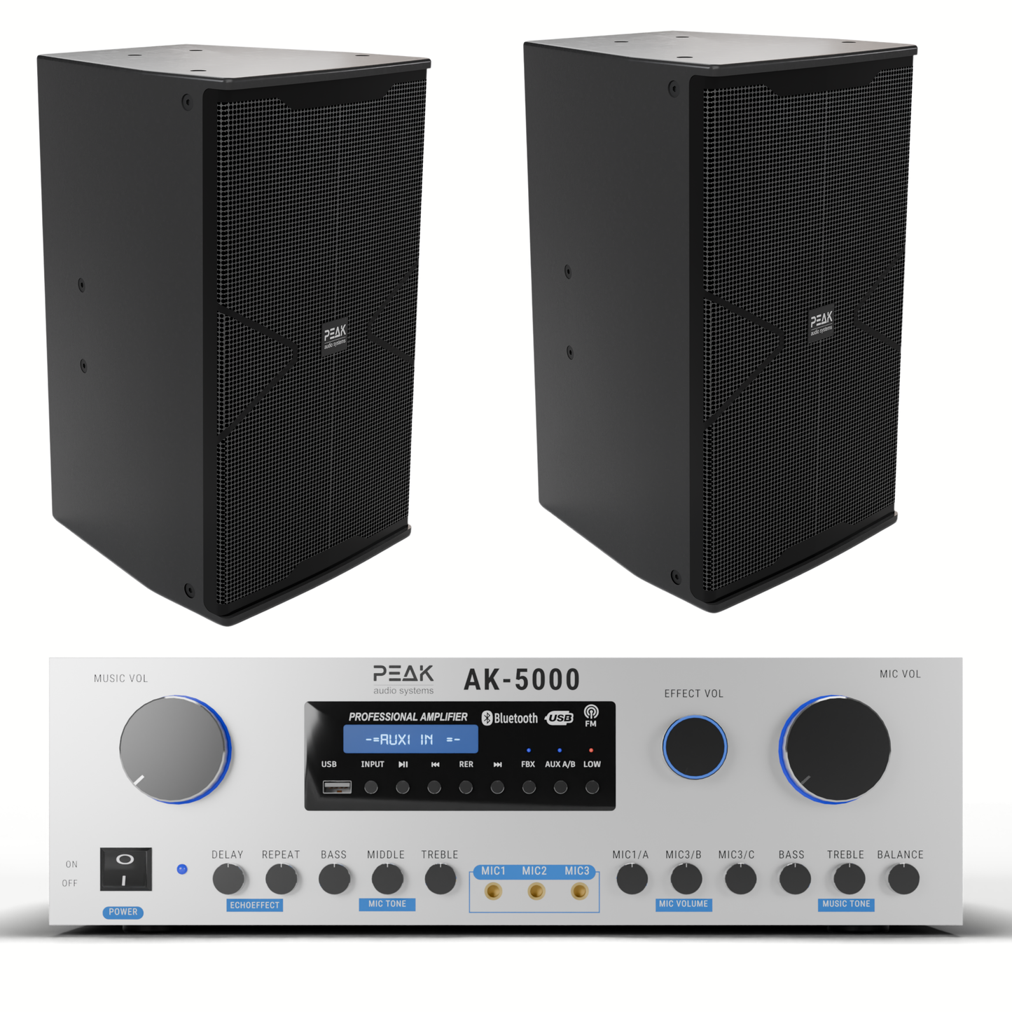 PEAK Karaoke PLATINUM PRO+ MAMMOTH STAGE V System -5000W
