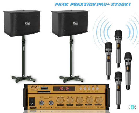 GOLD MAX+ Stage I - Bluetooth Karaoke System -600W