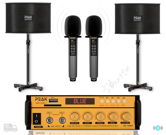 GOLD Pro Stage I - Bluetooth Karaoke System -600W