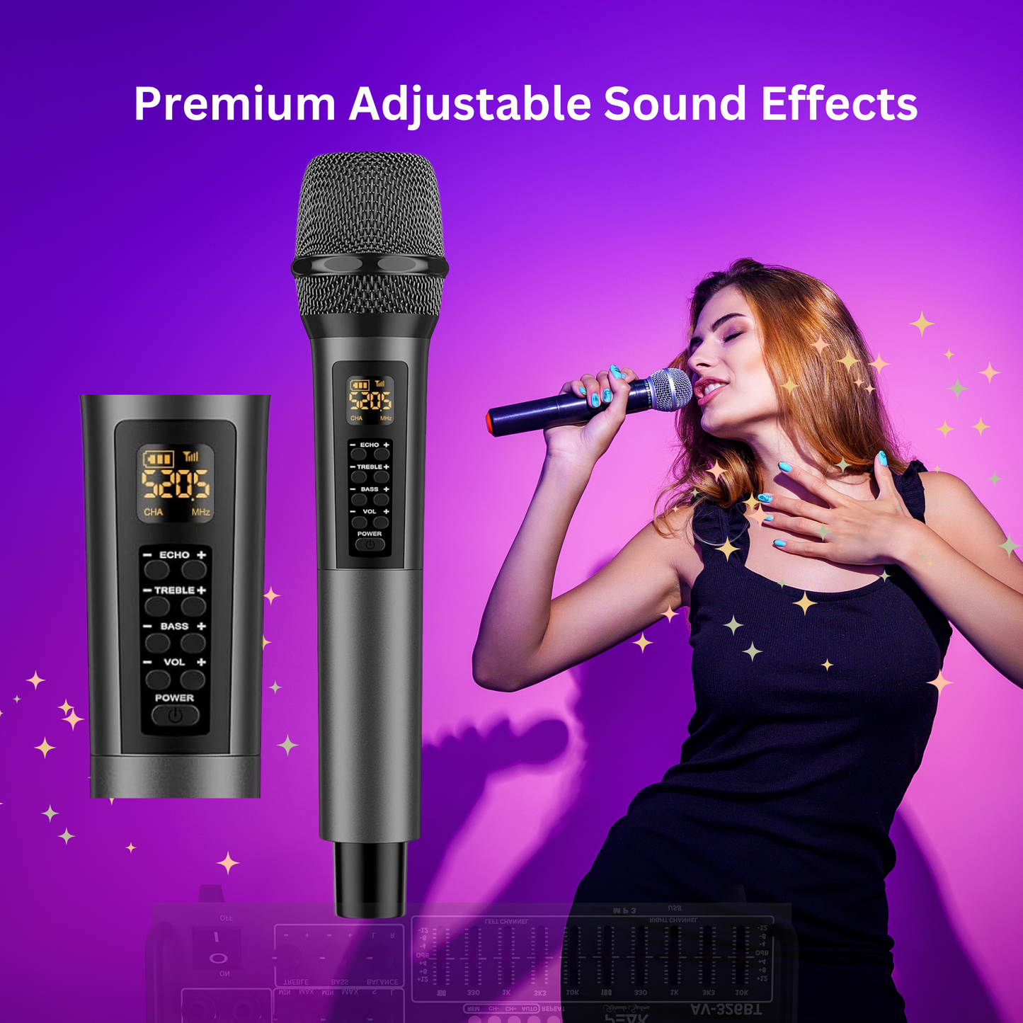 SONIC PRO STAGE I System with Echo and EQ - 1200W