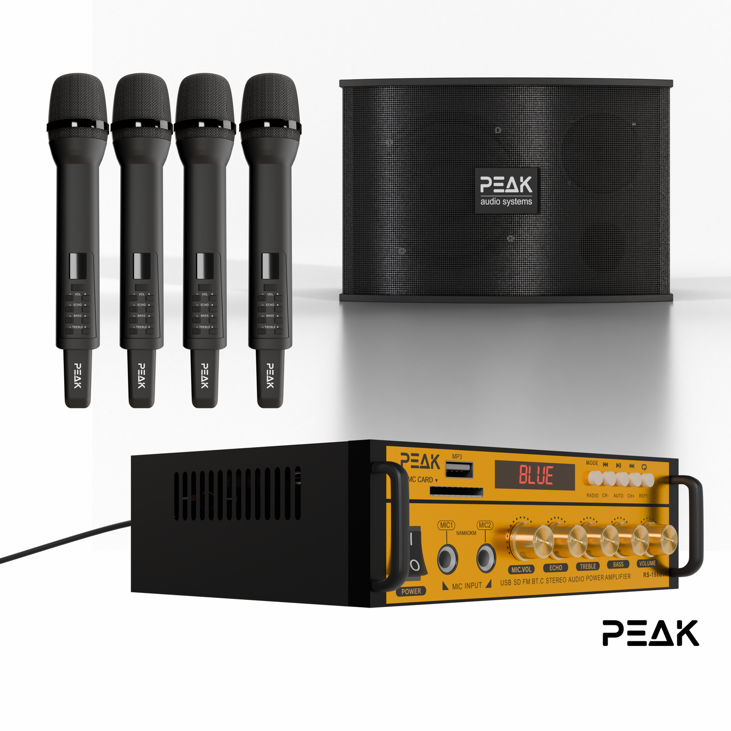 GOLD Pro+ Stage I - Bluetooth Karaoke System -600W