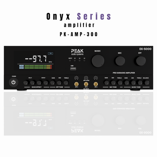 ONYX SERIES Bluetooth Karaoke Power Amplifier - 5000W