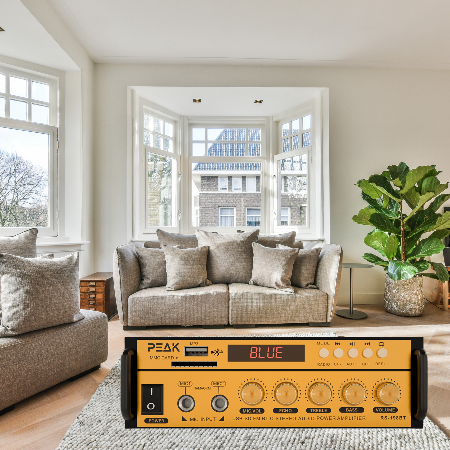 GOLD SERIES Bluetooth Karaoke Power Amplifier - 600W