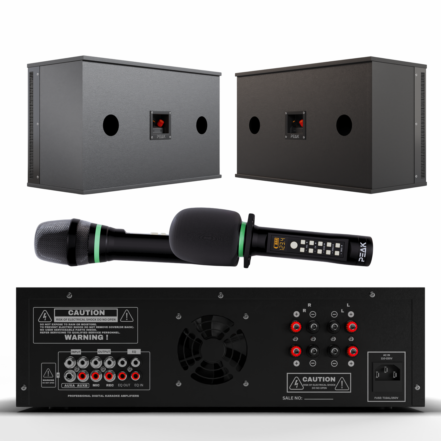 PEAK Karaoke PLATINUM PREMIUM PRESTIGE STAGE III System -4000W
