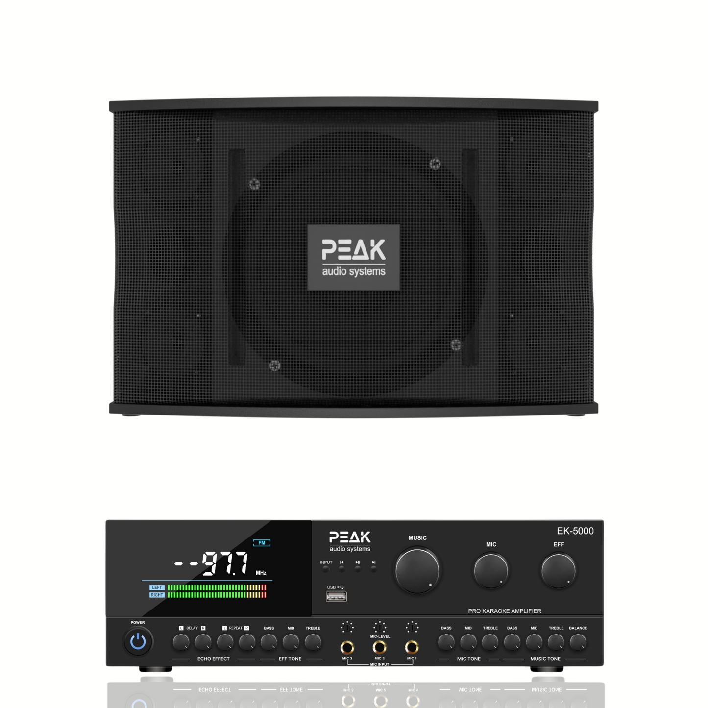 PEAK Karaoke ONYX PREMIUM STAGE II WIRELESS System -3000W
