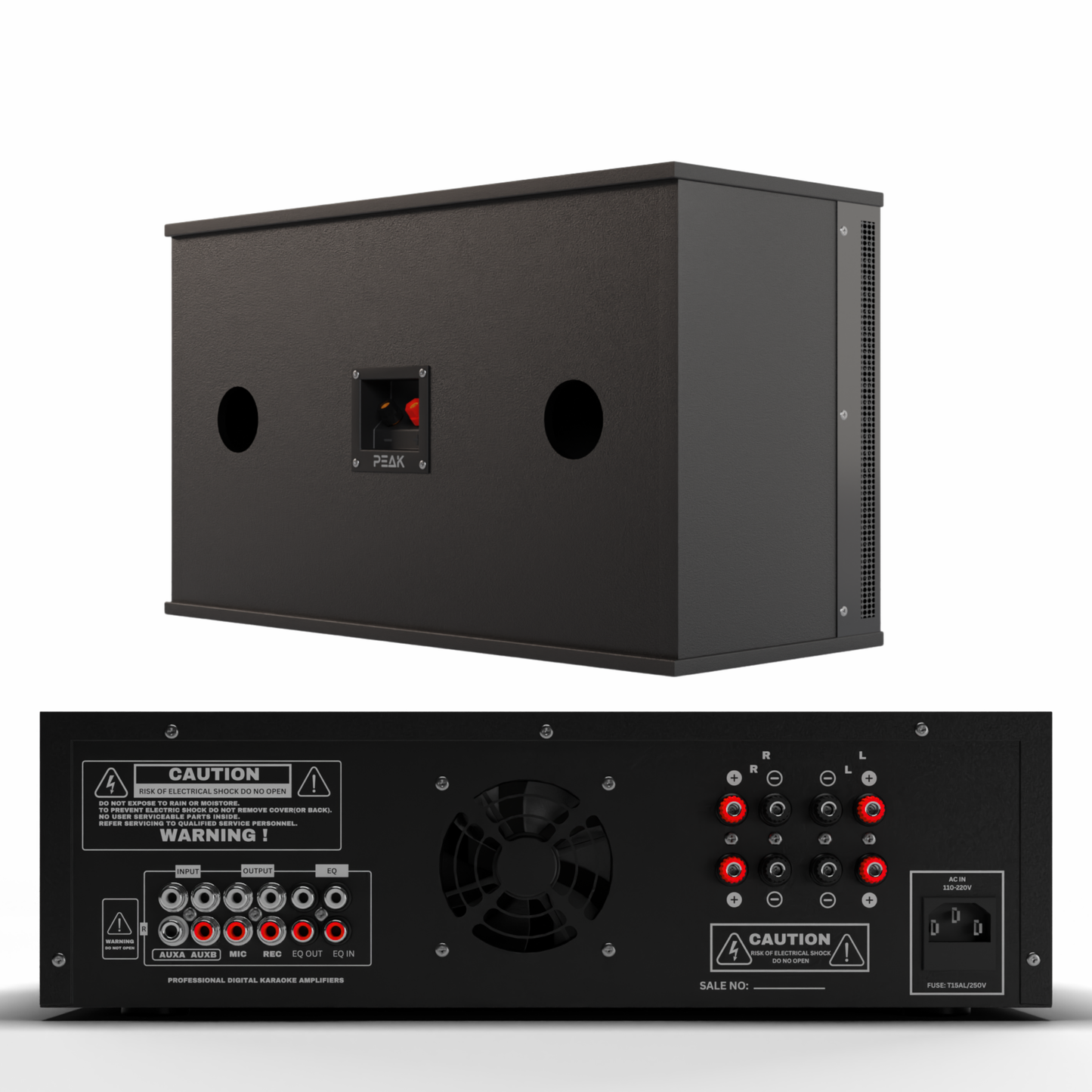 PEAK Karaoke PLATINUM PRO+ LONG RANGE PRESTIGE STAGE III System -4000W