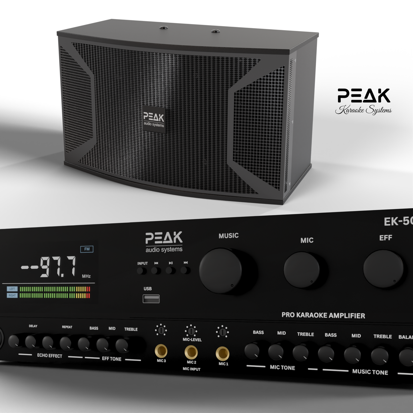 PEAK Karaoke ONYX PREMIUM PRESTIGE STAGE III System -4000W