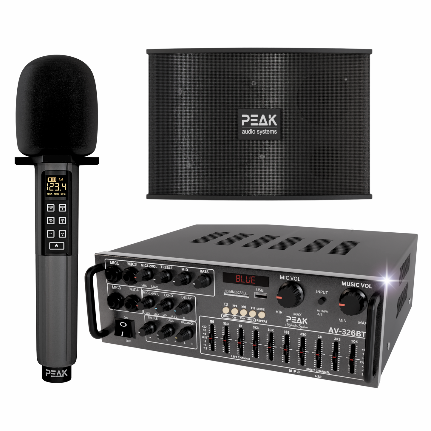 ELITE PRO STAGE I (No Stands) - Bluetooth Karaoke System- 1200W