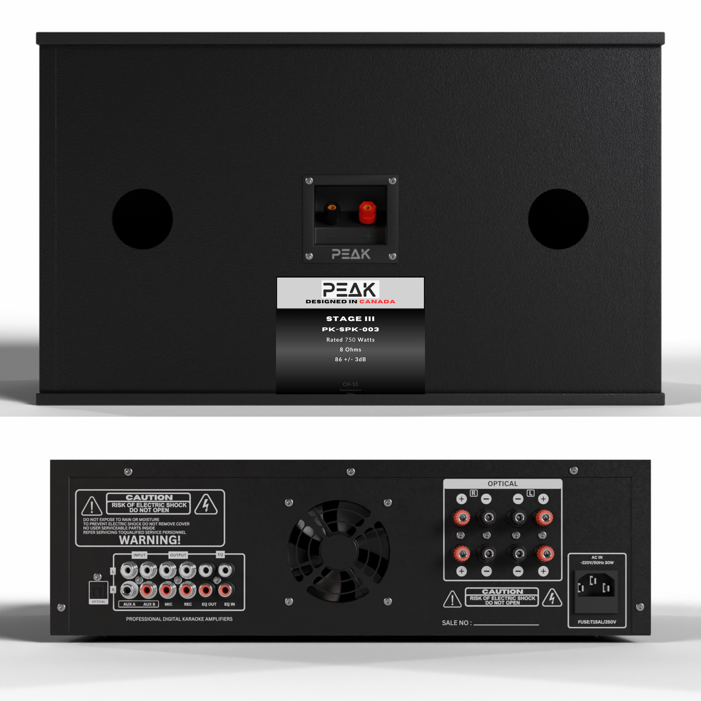 PEAK Karaoke ONYX PREMIUM PRESTIGE STAGE III System -4000W