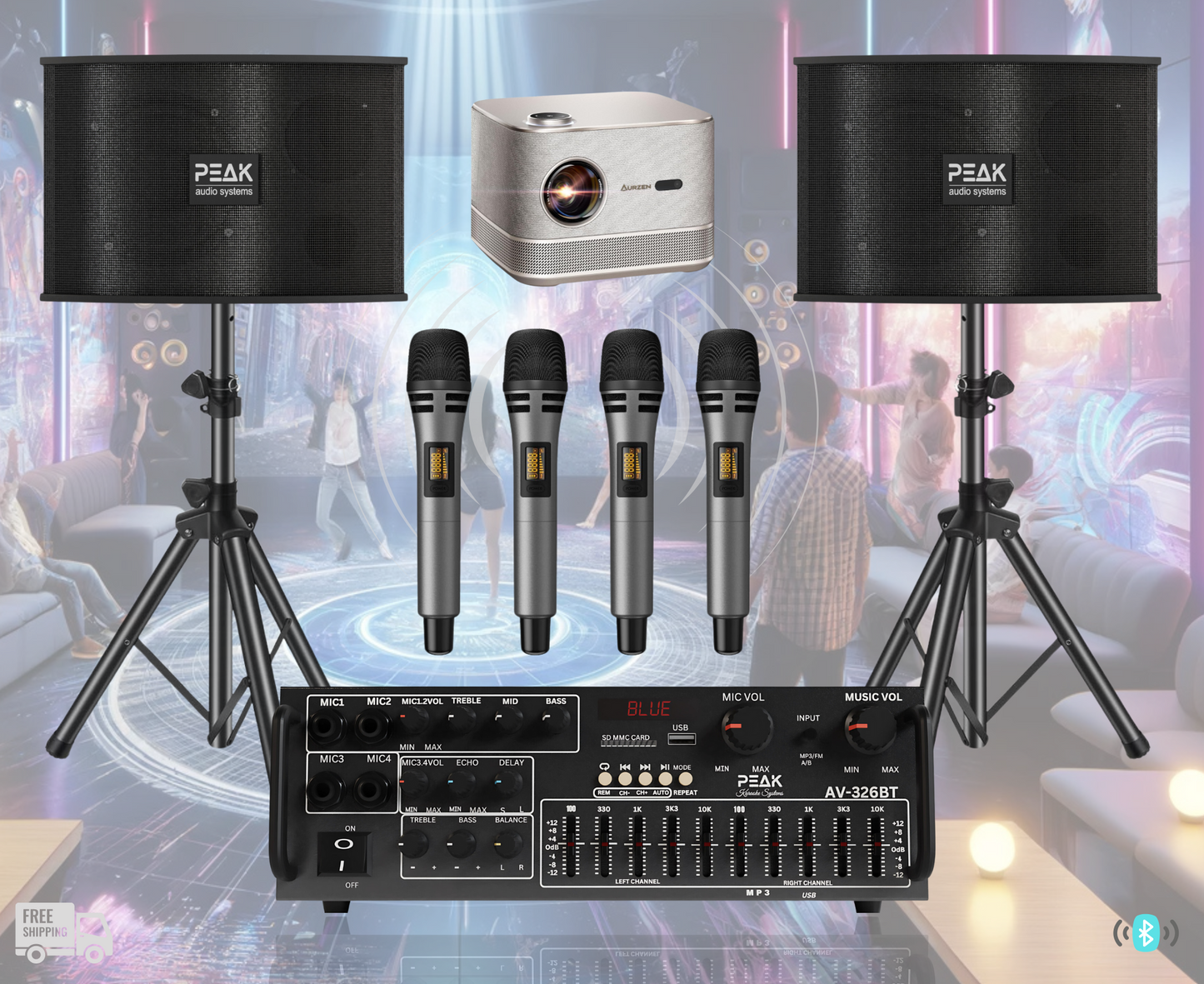 SONIC Projector+ Stage II - Karaoke System - 1200W