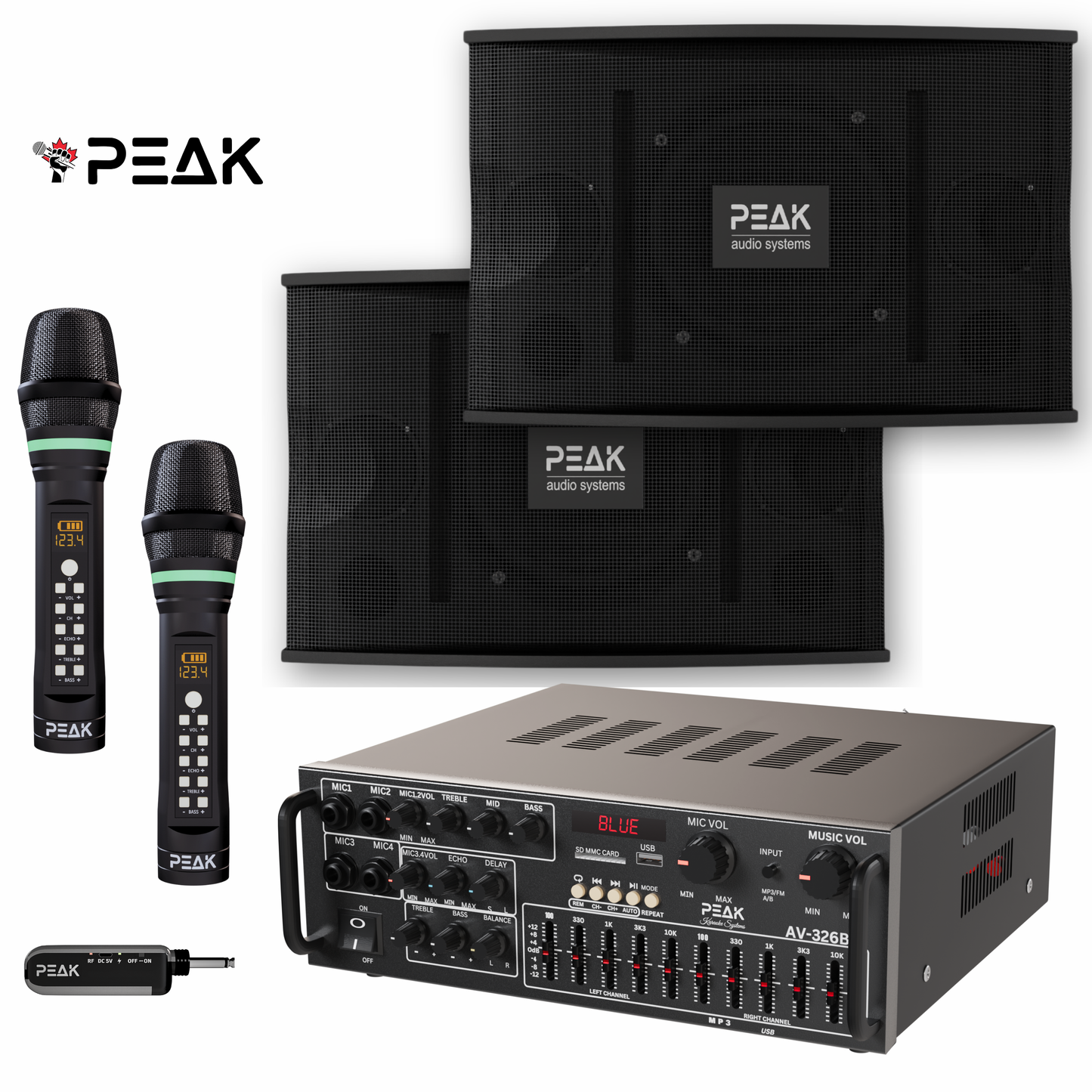 ELITE Premium Stage II Bluetooth Karaoke System - 2000W