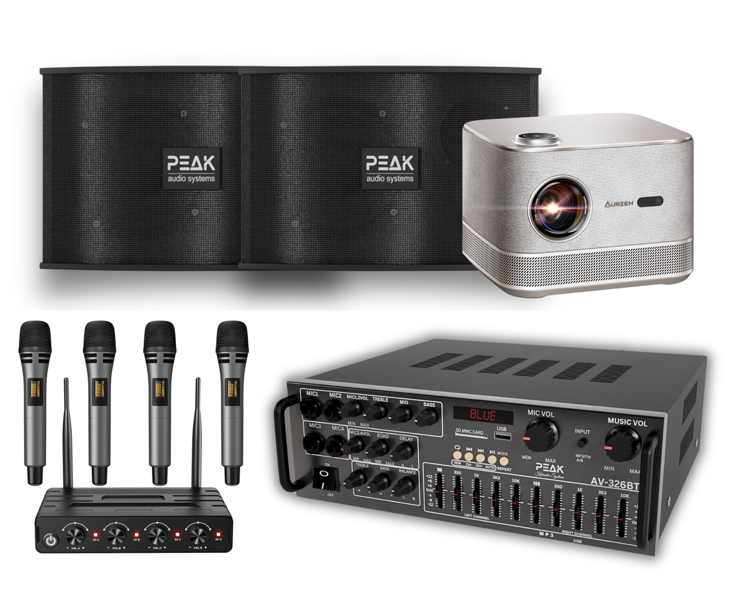 SONIC Projector+ Stage II - Karaoke System - 1200W
