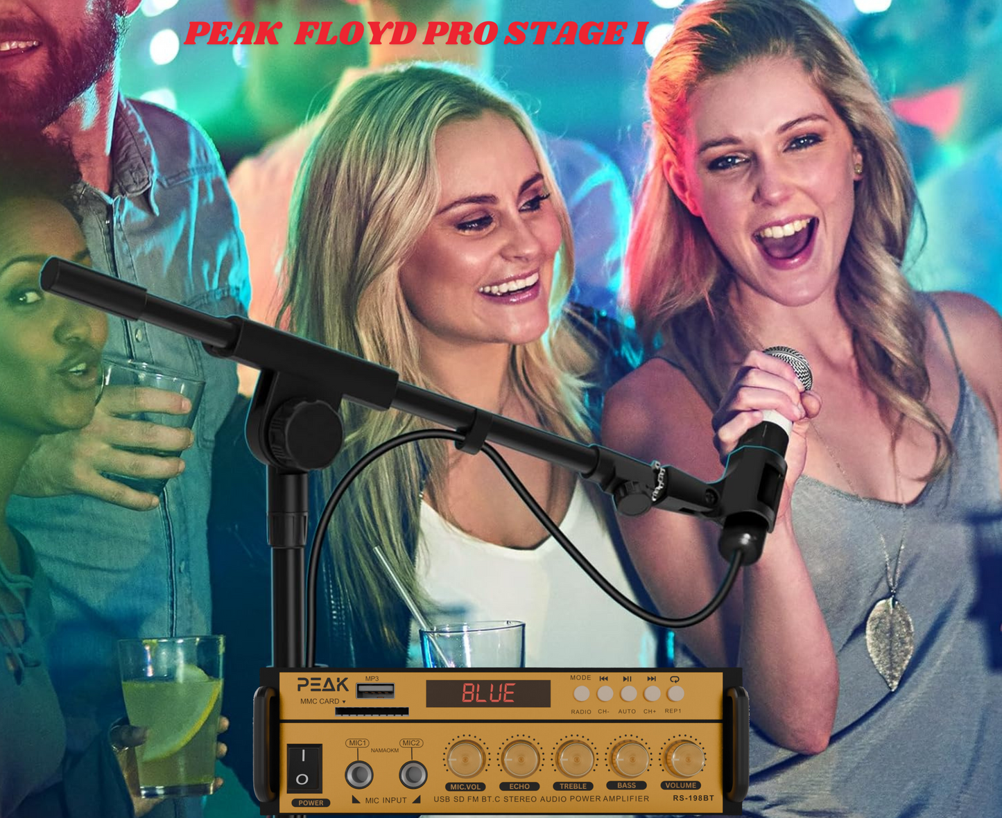 GOLD FLOYD STAGE I - Bluetooth Karaoke System - 600W