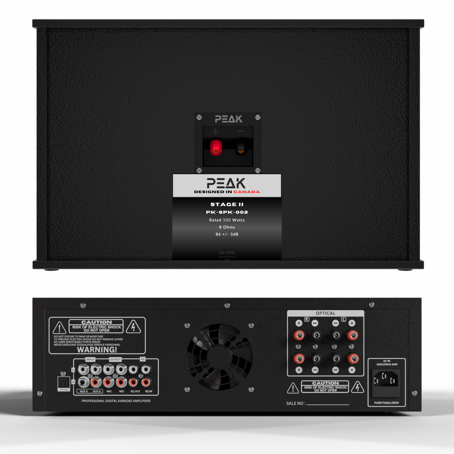 PEAK Karaoke ONYX PREMIUM STAGE II WIRELESS System -3000W