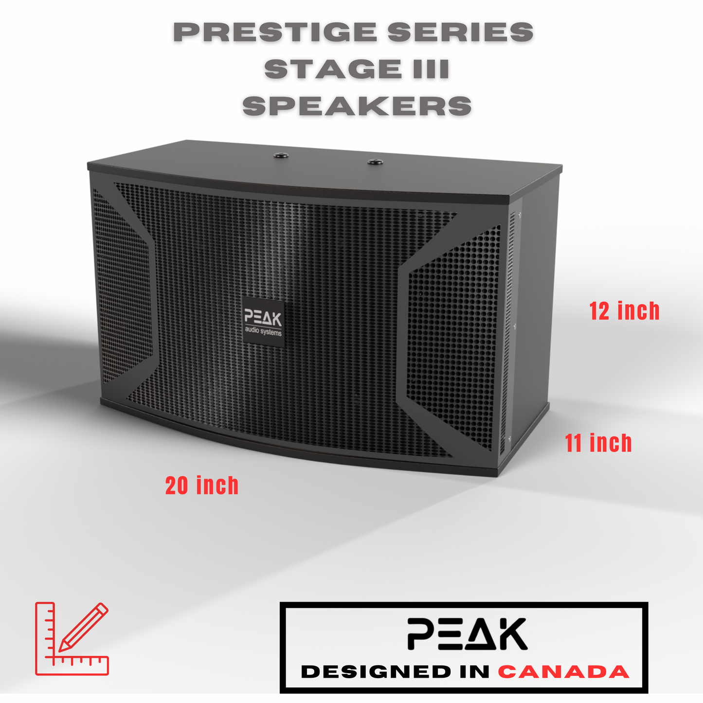 PEAK Karaoke PLATINUM PRO+ LONG RANGE PRESTIGE STAGE III System -4000W