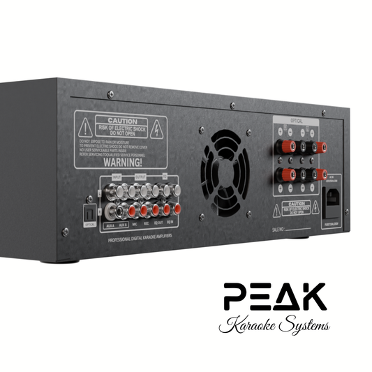 PEAK ONYX Karaoke Bluetooth System w/ 4 PREMIUM Microphones - 5000W