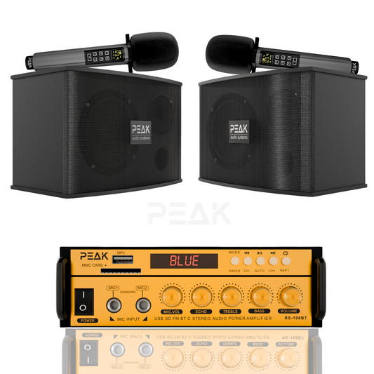 GOLD Pro Stage I - Bluetooth Karaoke System -600W (No Stands)