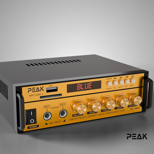 GOLD SERIES Bluetooth Karaoke Power Amplifier - 600W