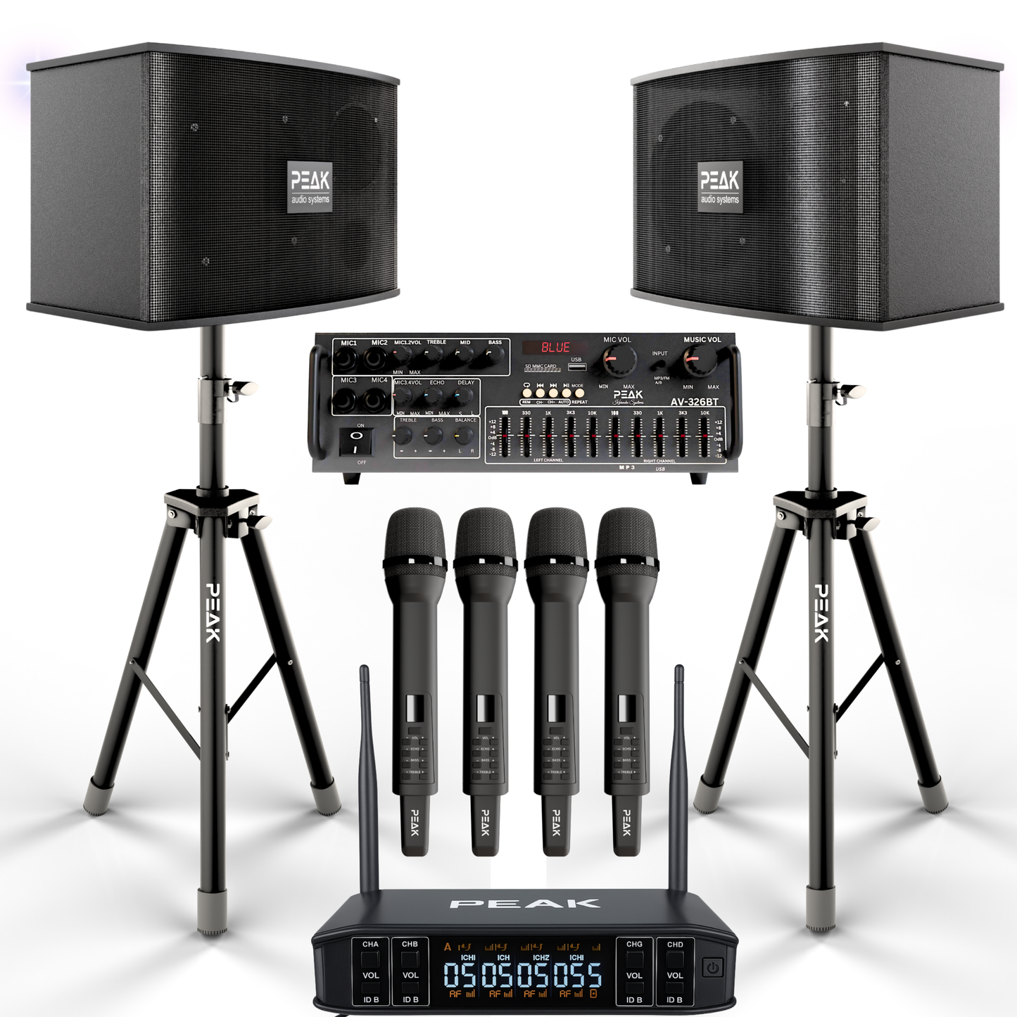 PEAK Karaoke ELITE Sonetto+ STAGE I Karaoke System - 1200W