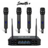 Sonetto+ Reference Series | Wireless Microphone Set of 4 with Studio-Grade Controls