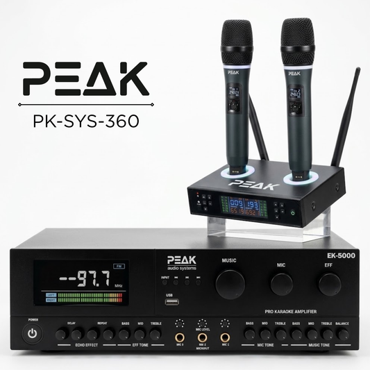 PEAK ONYX PartyHUB Karaoke System - 5000W
