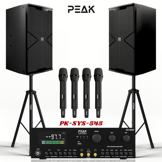 PEAK Karaoke SIGNATURE PRO+ MAMMOTH STAGE V System -6000W