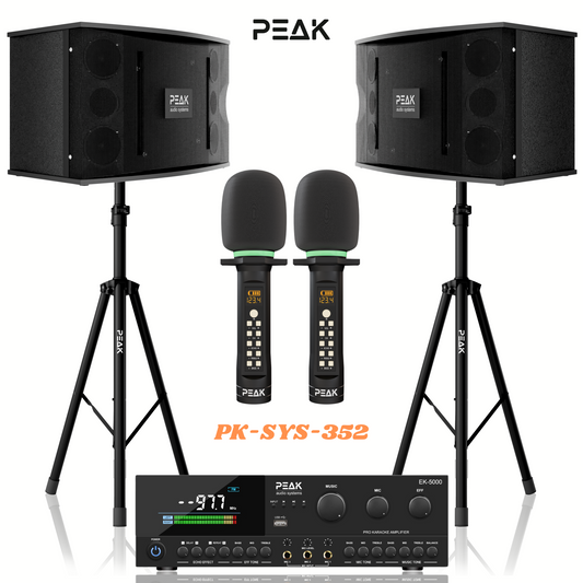 PEAK Karaoke ONYX PREMIUM STAGE II WIRELESS System -3000W