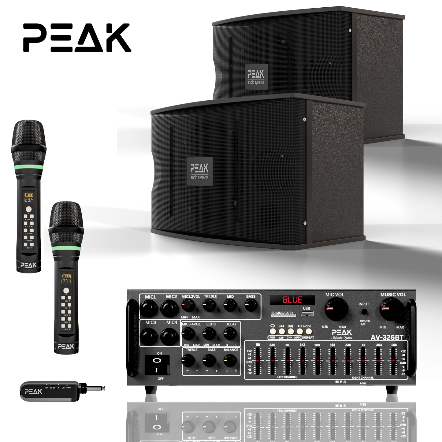 ELITE Premium Stage II Bluetooth Karaoke System - 2000W