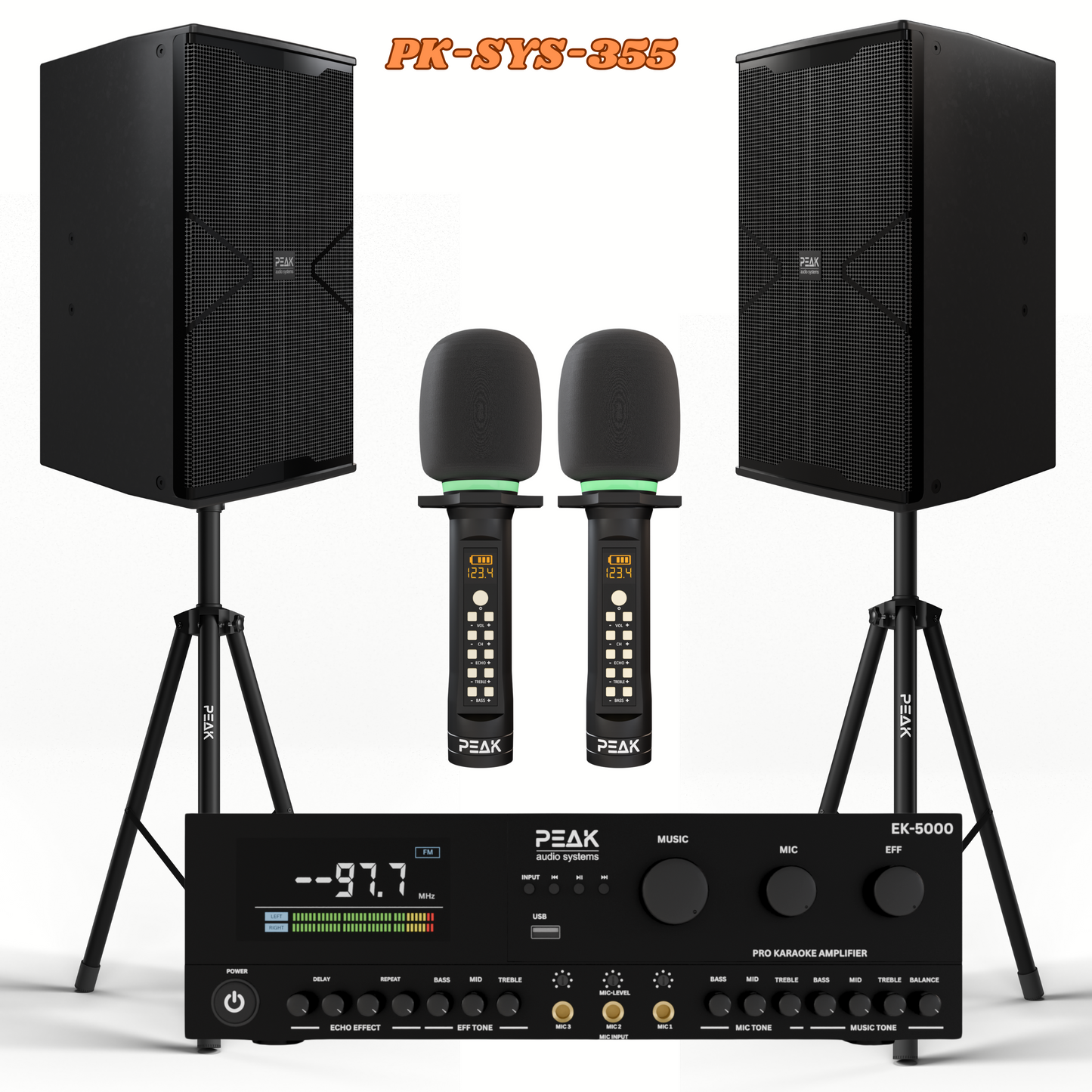 PEAK Karaoke ONYX PREMIUM MAMMOTH STAGE V System -5000W