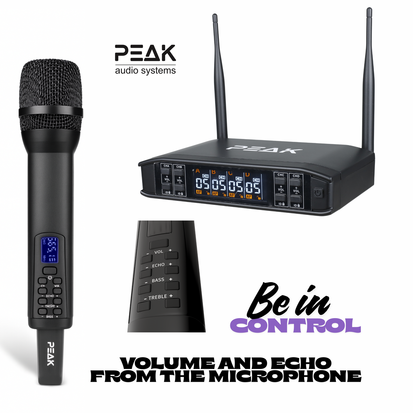 Sonetto+ Reference Series | Wireless Microphone Set of 4 with Studio-Grade Controls