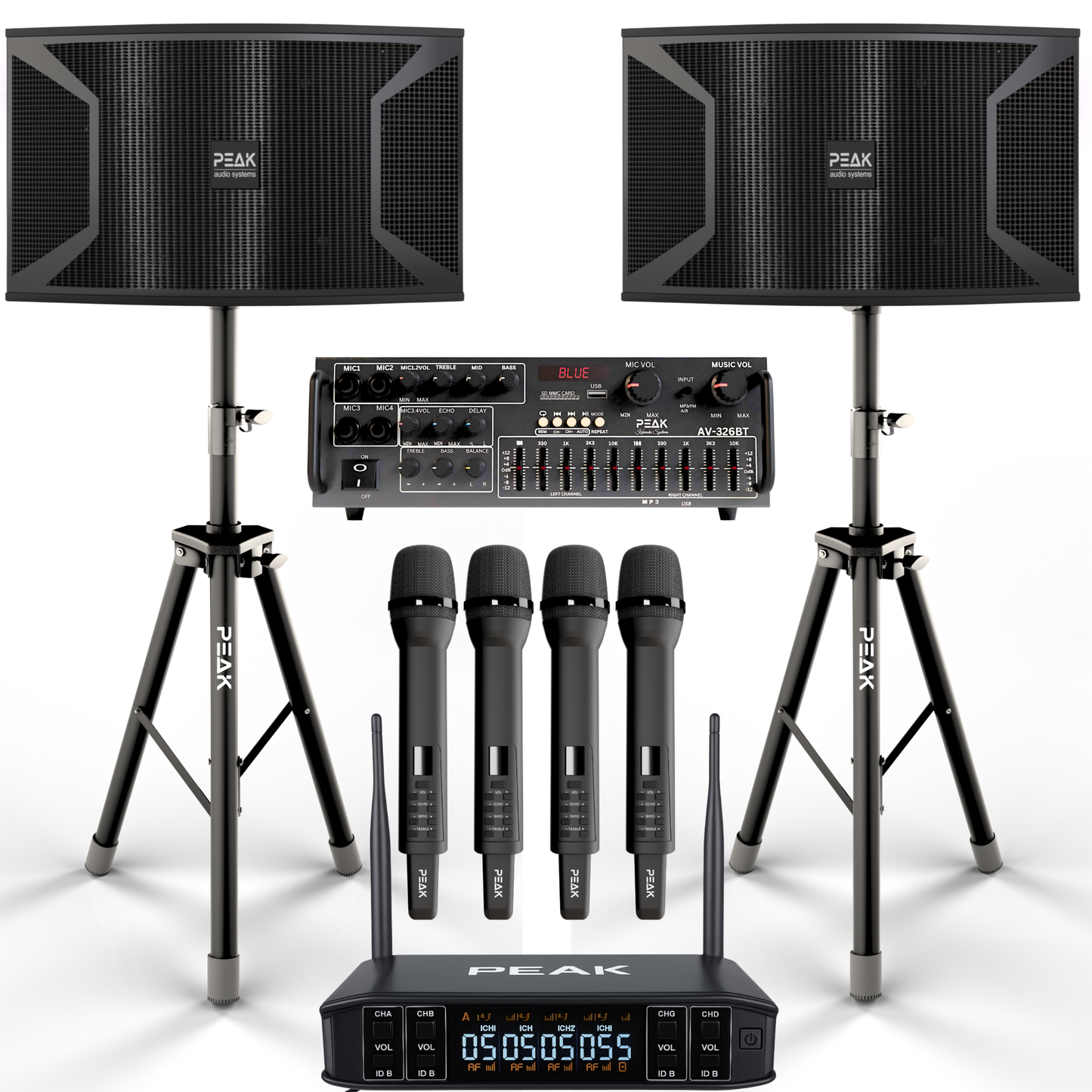 PEAK Karaoke ELITE Sonetto+ STAGE III Karaoke System - 2000W