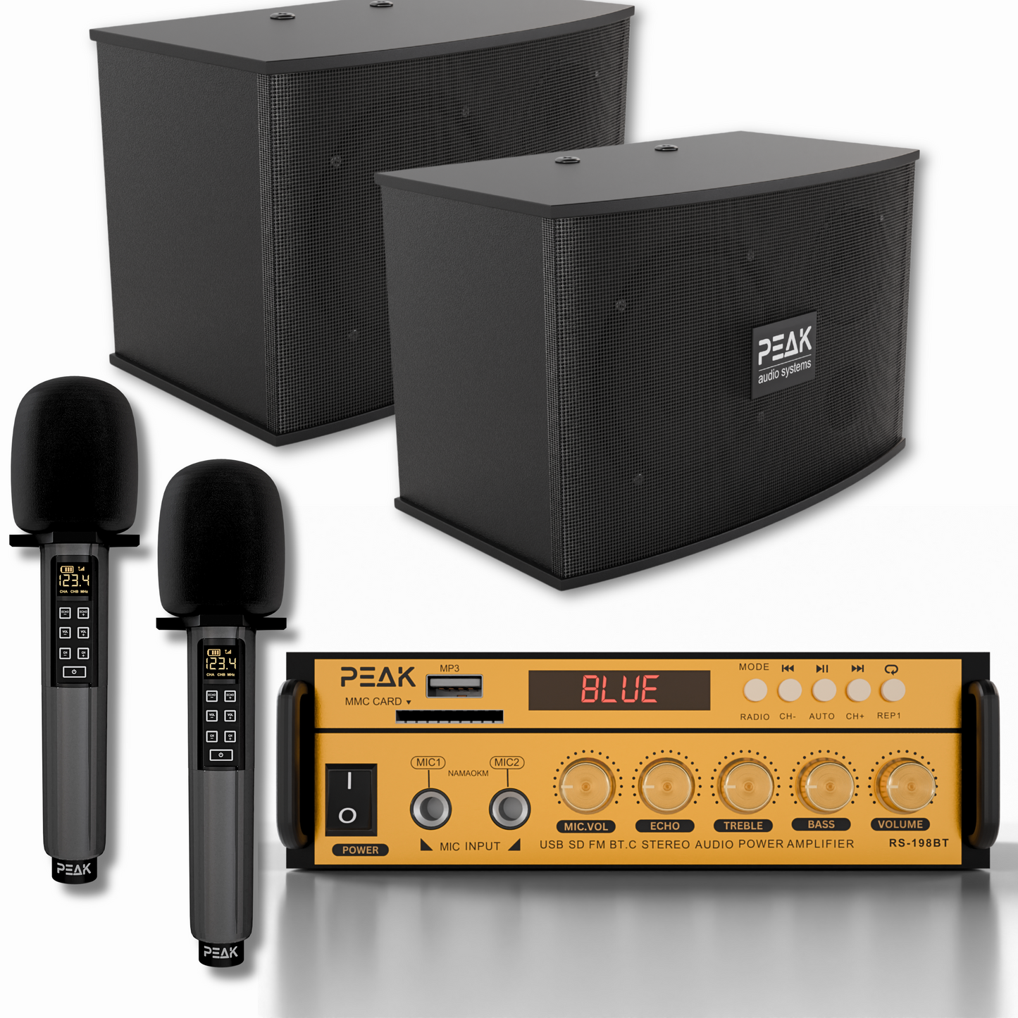 GOLD Pro STAGE I - Bluetooth Karaoke System -600W