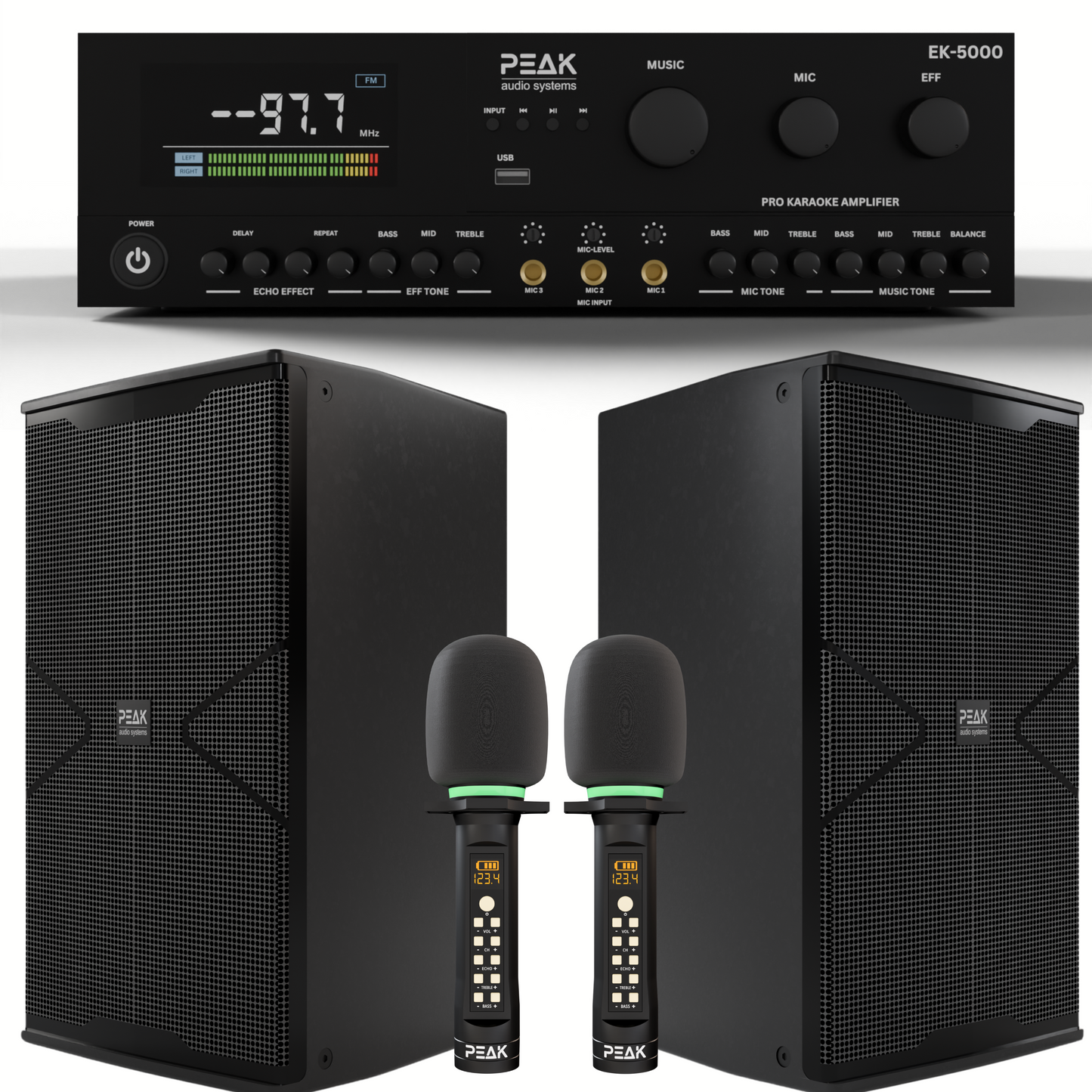 PEAK Karaoke ONYX PREMIUM MAMMOTH STAGE V System -5000W