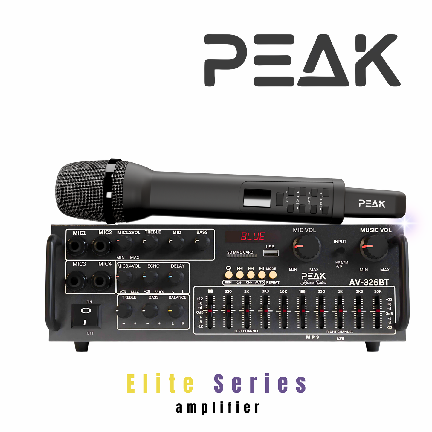 PEAK Karaoke ELITE Sonetto+ STAGE I Karaoke System - 1200W