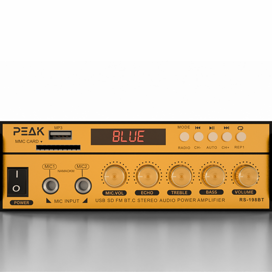 GOLD SERIES Bluetooth Karaoke Power Amplifier - 600W