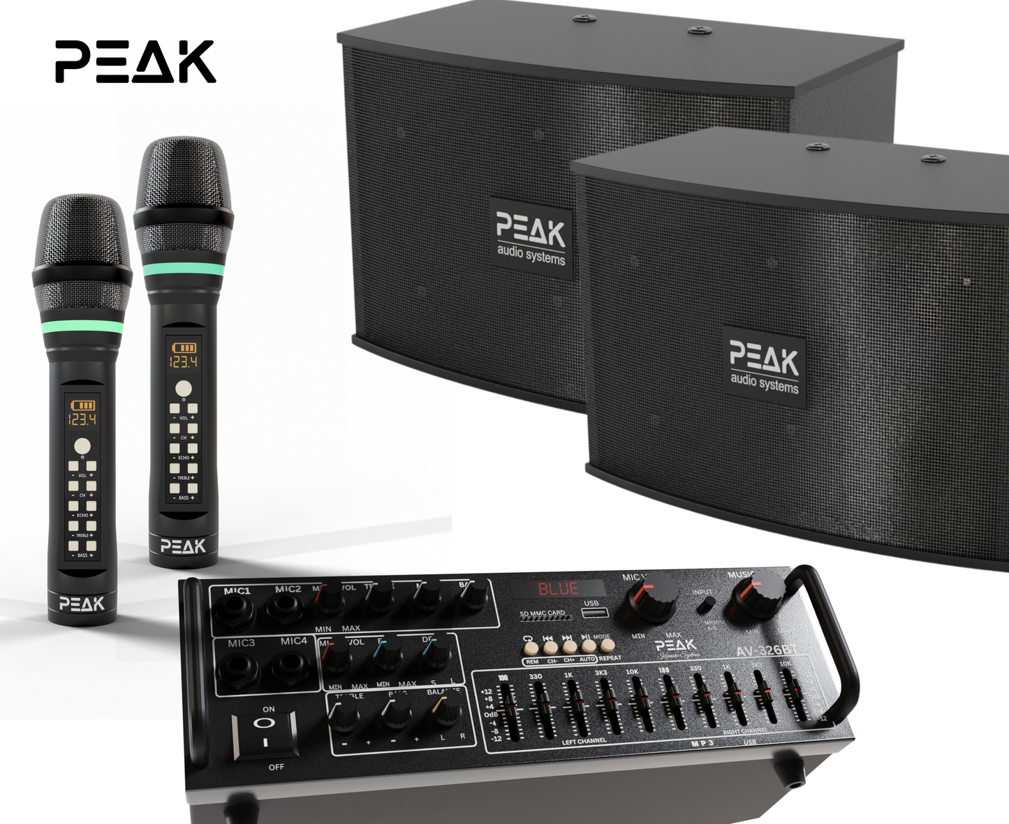 ELITE Premium Stage I System with Echo and EQ- 1200W