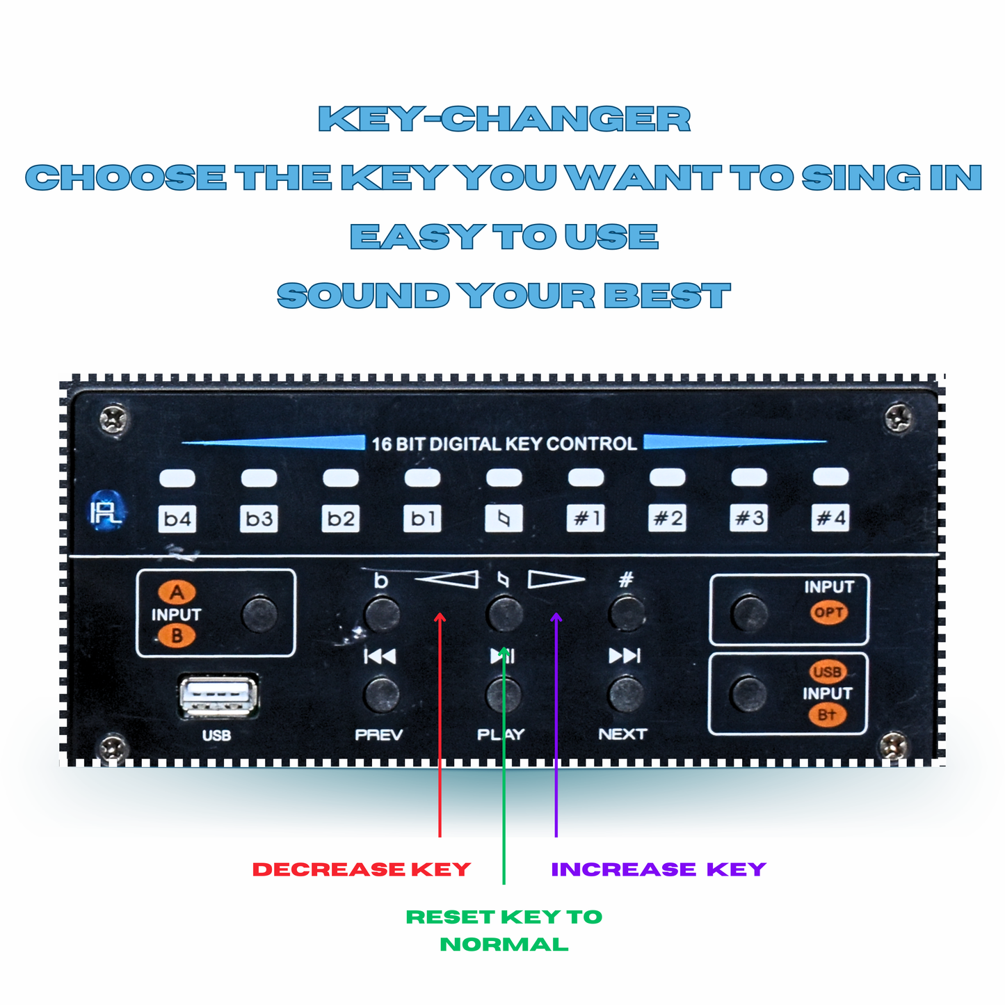 REFERENCE KEY-CHANGER SERIES Karaoke Integrated Amplifier - 3000W