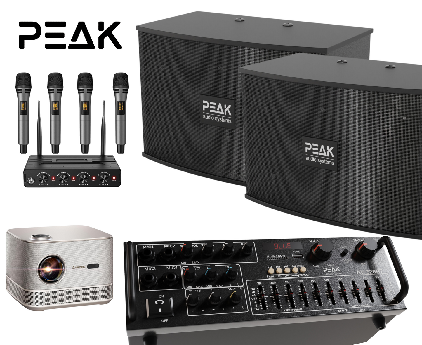 SONIC Projector+ Stage II - Karaoke System - 1200W
