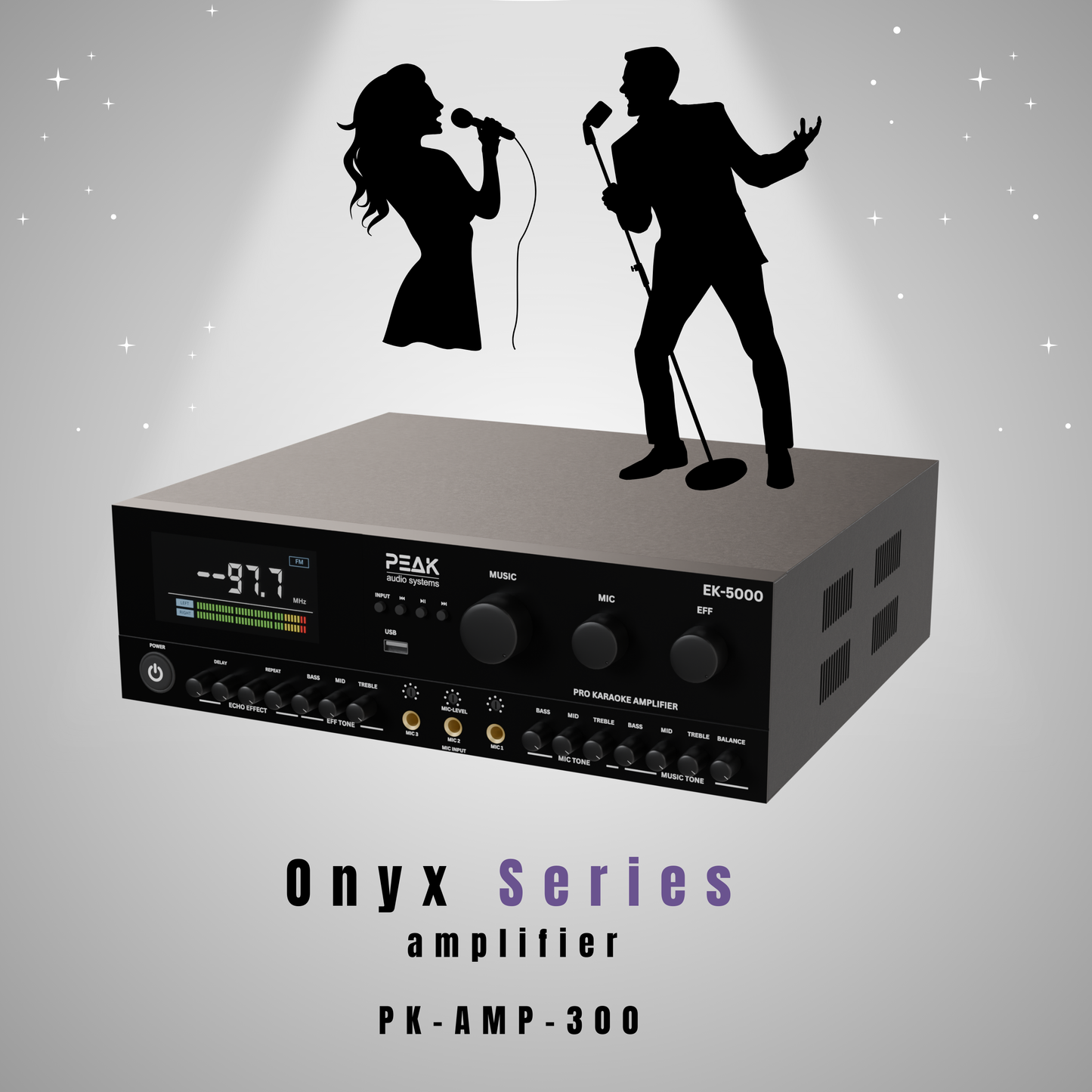 ONYX SERIES Bluetooth Karaoke Power Amplifier - 5000W