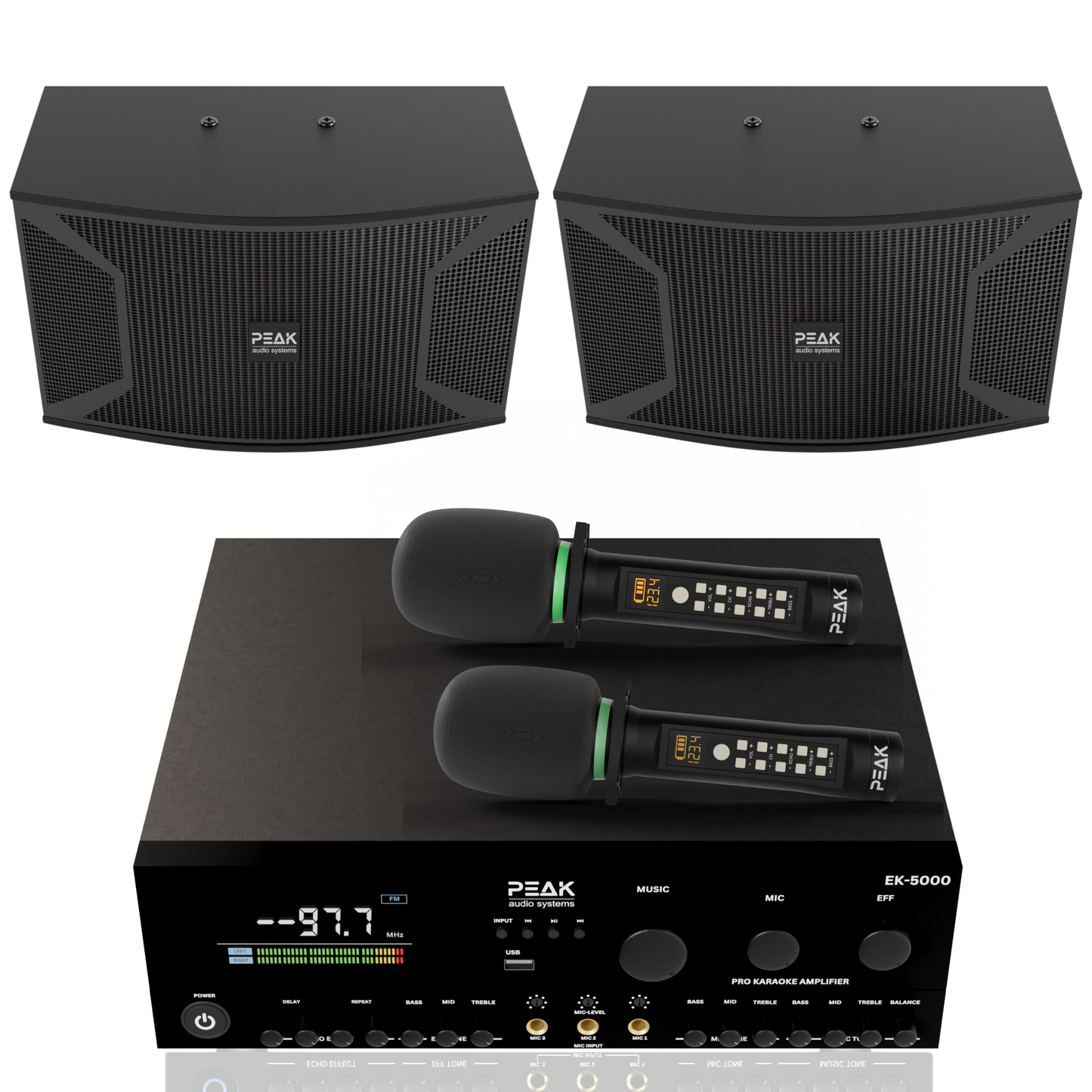 PEAK Karaoke ONYX PREMIUM PRESTIGE STAGE III System -4000W