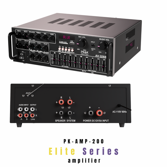 PEAK ELITE PRO Karaoke Bluetooth System - 1200W