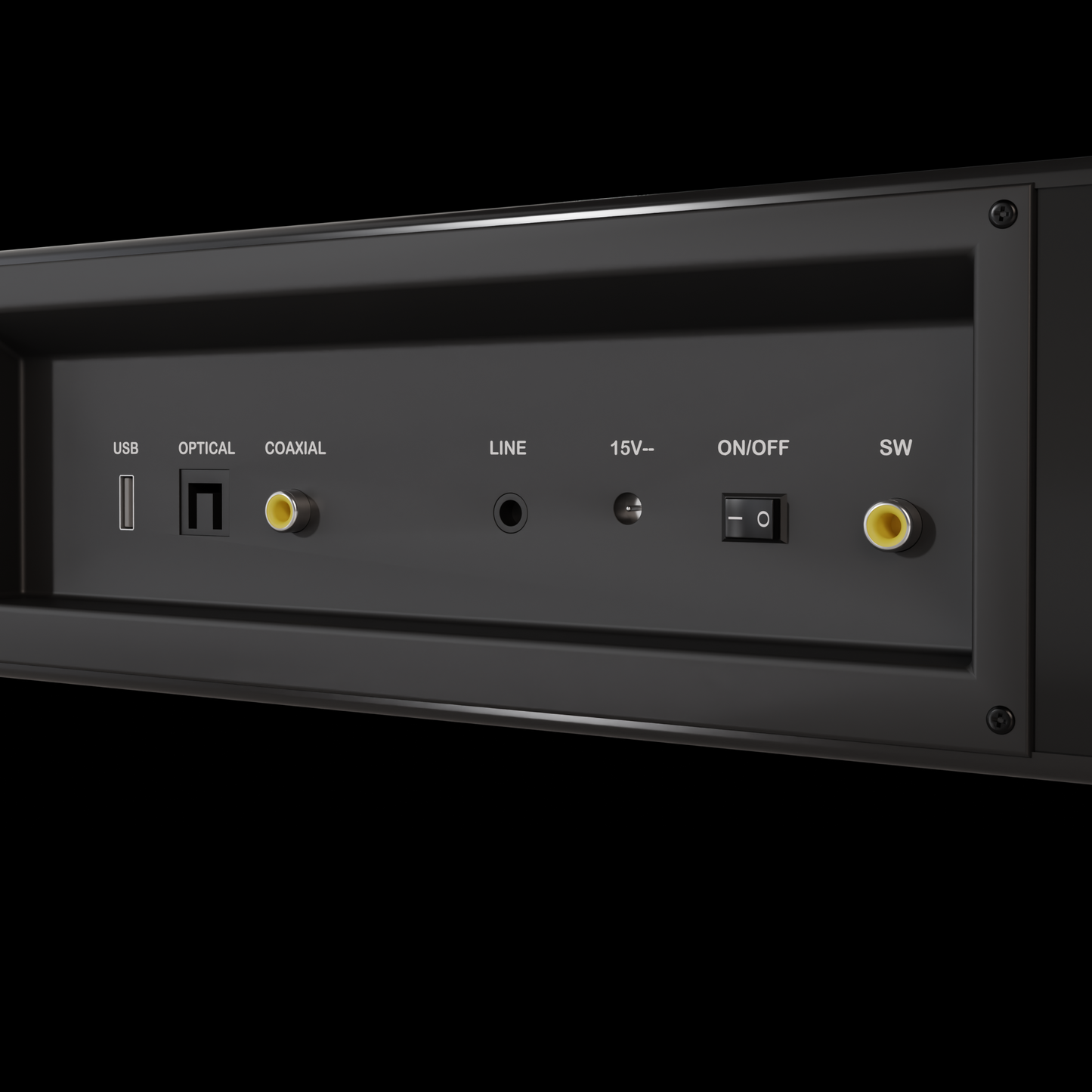 KARABAR Soundbar with Subwoofer and 2 Wireless Mic set
