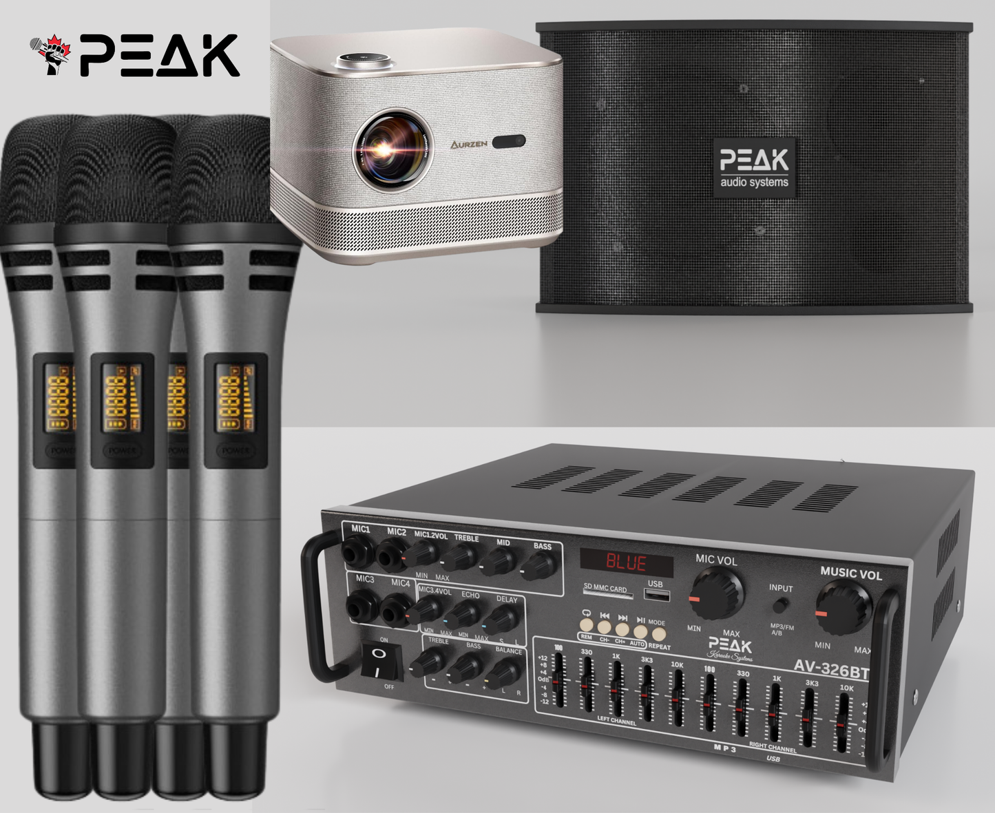 SONIC Projector+ Stage II - Karaoke System - 1200W