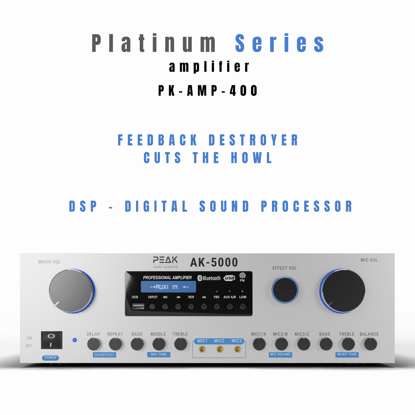 PEAK Karaoke PLATINUM PREMIUM PRESTIGE STAGE III System -4000W