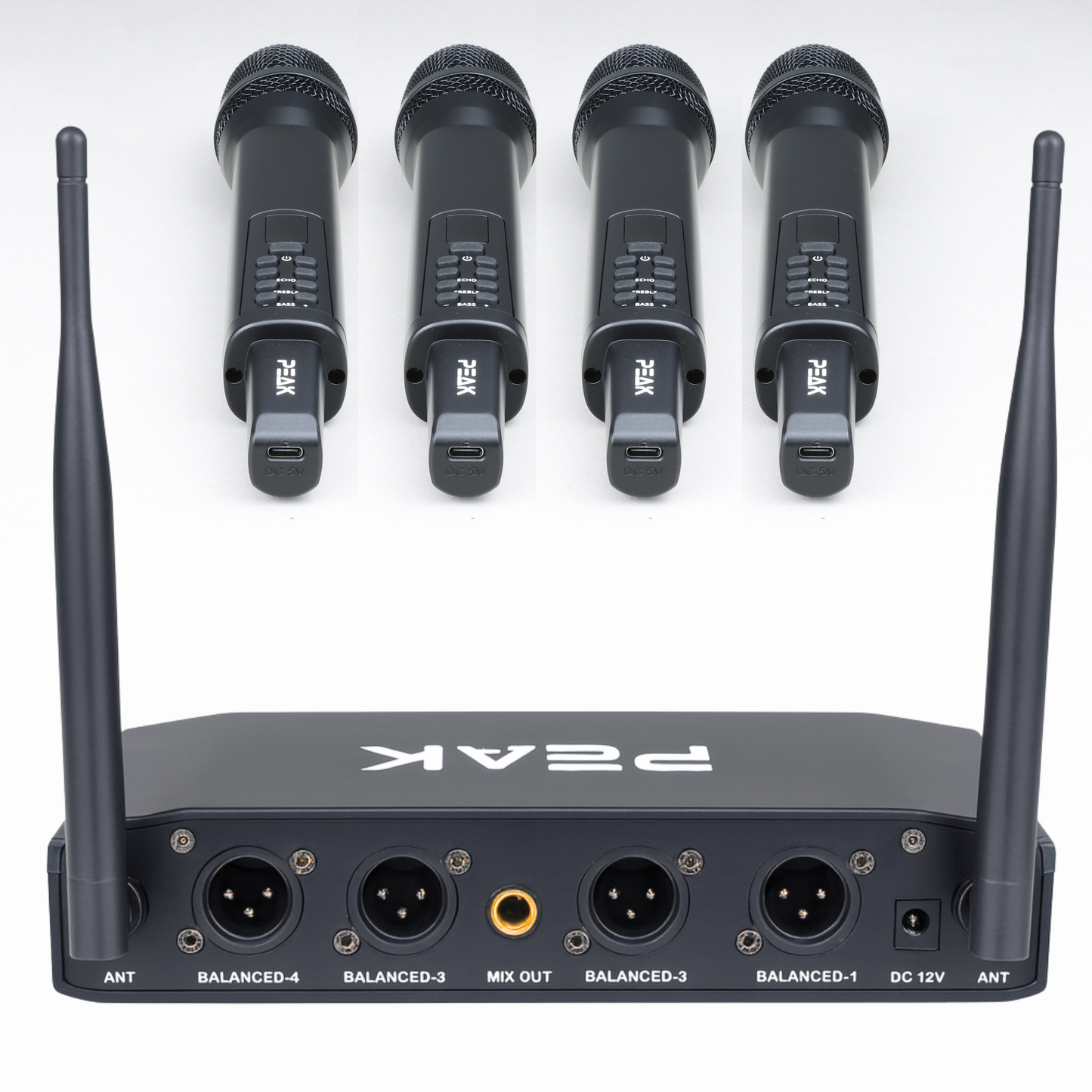 Sonetto+ Reference Series | Wireless Microphone Set of 4 with Studio-Grade Controls
