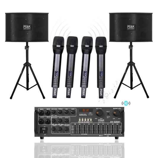 ELITE Pro+ Stage I - Bluetooth Karaoke System - Echo, EQ, 1200W