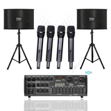 ELITE Pro+ Stage I - Bluetooth Karaoke System - Echo, EQ, 1200W