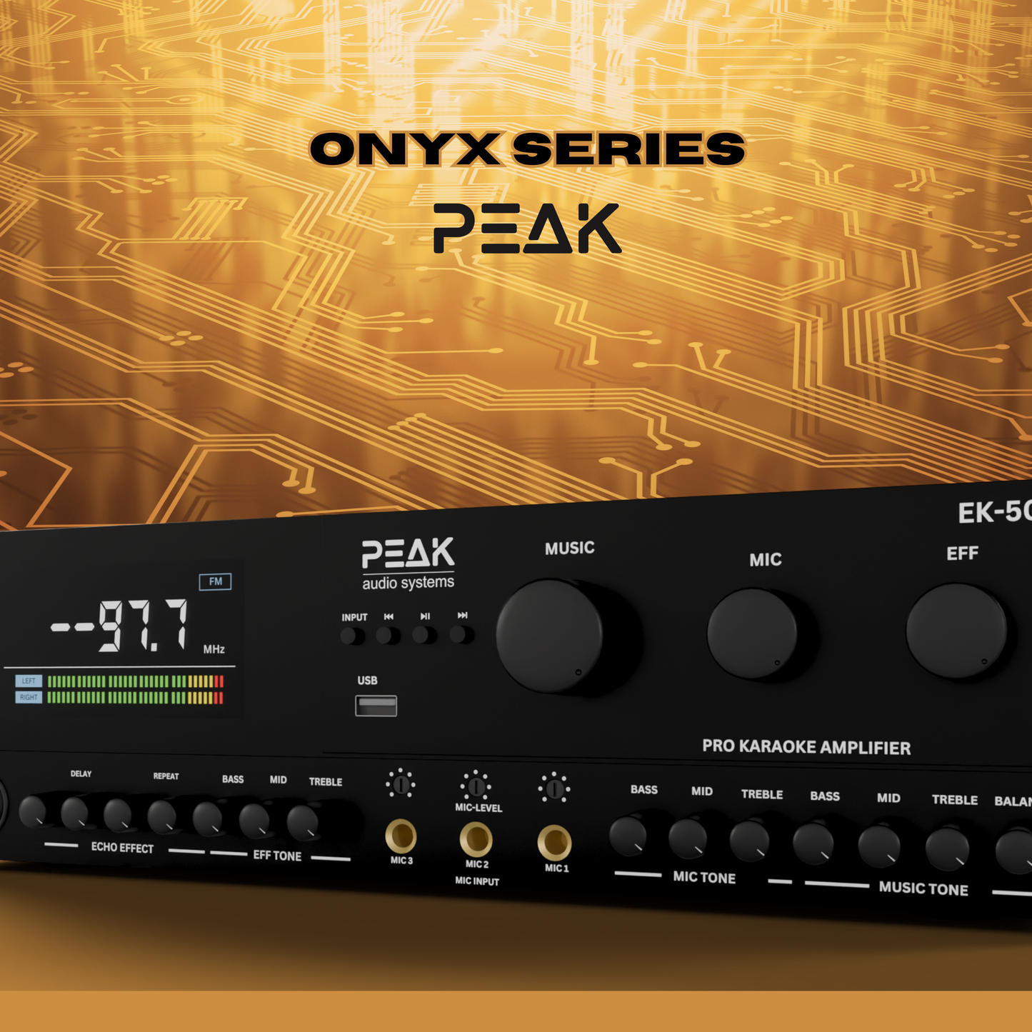 PEAK ONYX PRO Stage II DEFIANCE Karaoke System - 3000W