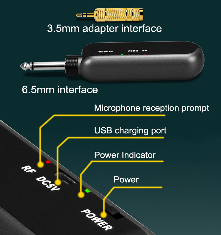 Wireless PREMIUM Microphone with Echo and Volume Control